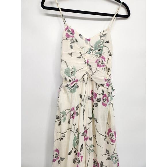 NWT Isabel Marant Etoile Giana Floral Maxi Dress Size 38 US 6 Ecru #1E502 - Picture 6 of 15